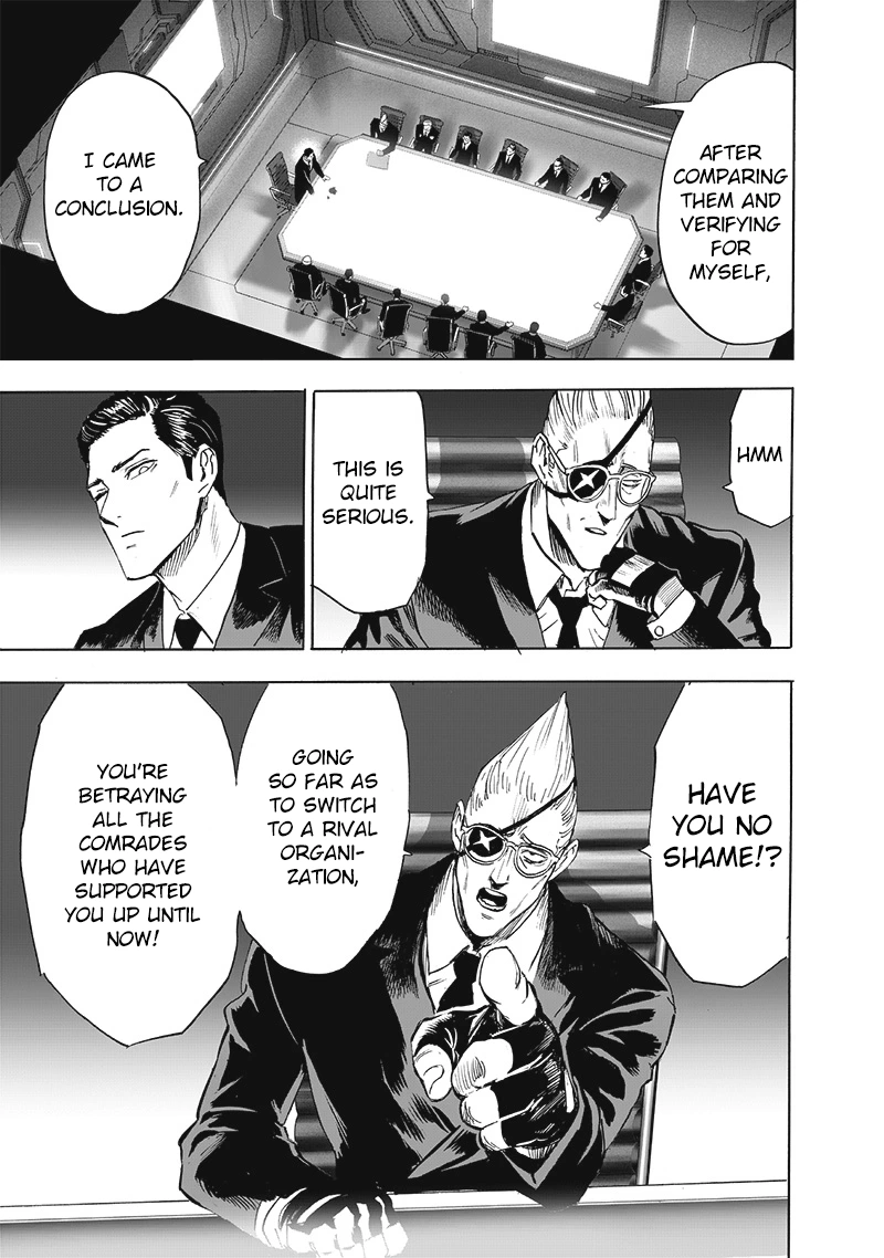 One Punch Man Manga Chapter 191 page 6 - Heroes scene