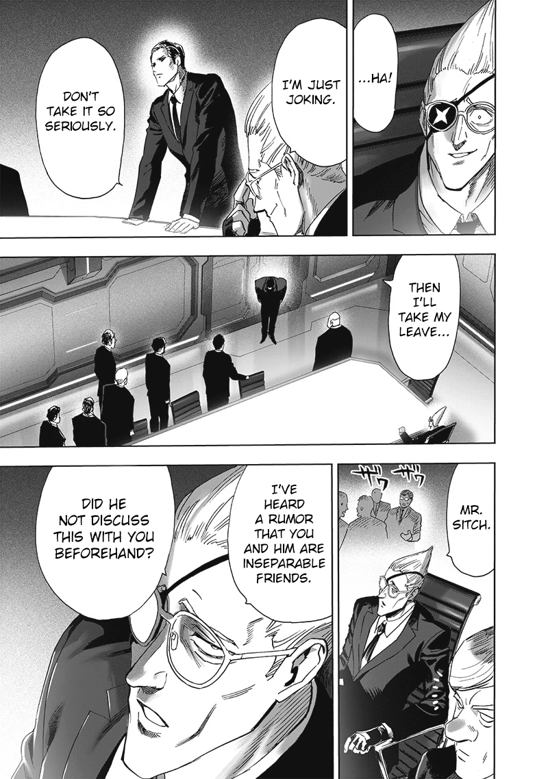 One Punch Man Manga Chapter 191 page 8 - Heroes scene