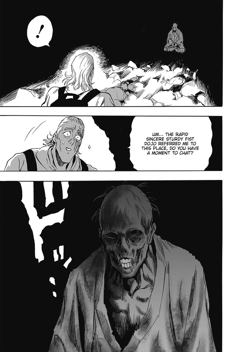 One Punch Man Manga Chapter 192 page 23 - Level Up scene