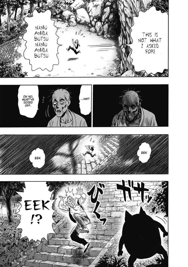 One Punch Man Manga Chapter 192 page 25 - Level Up scene