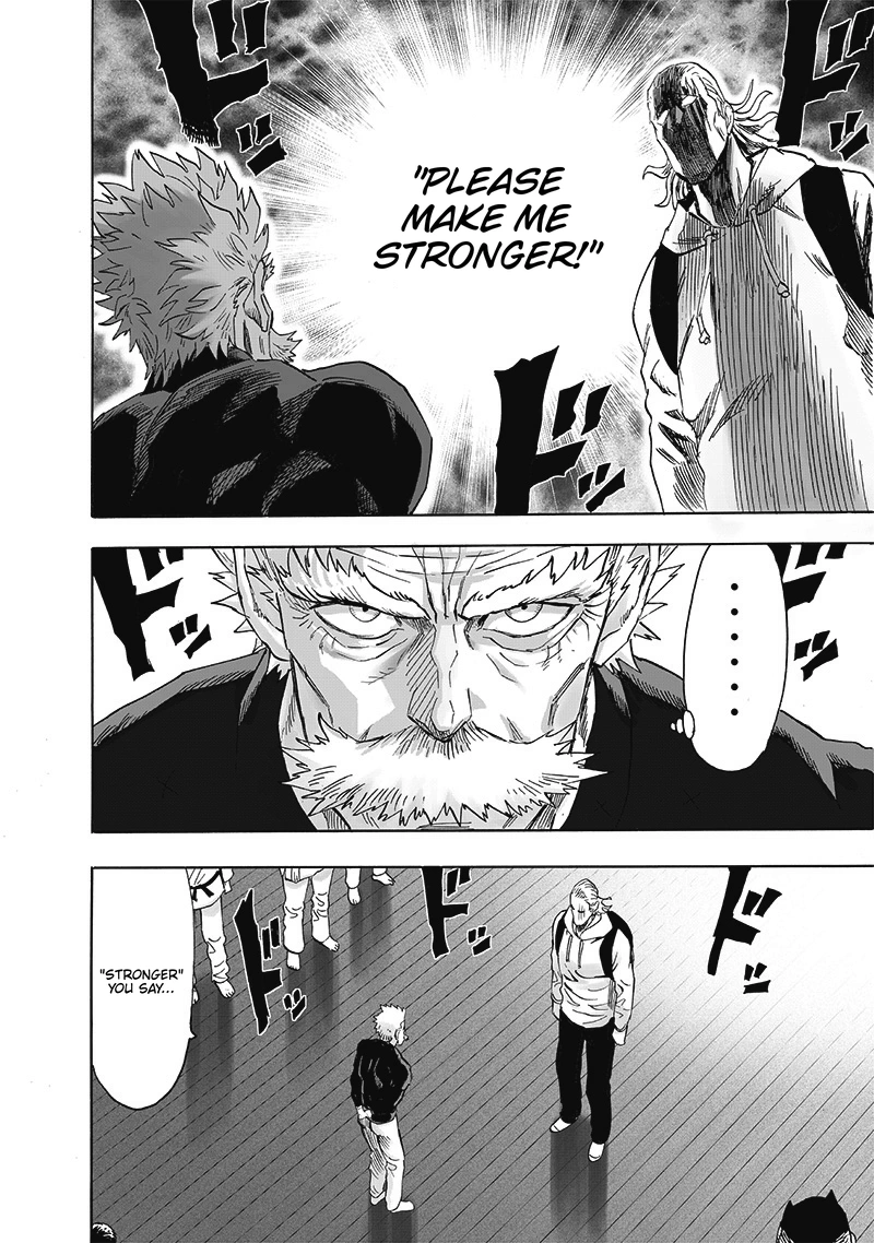 One Punch Man Manga Chapter 192 page 3 - Level Up scene