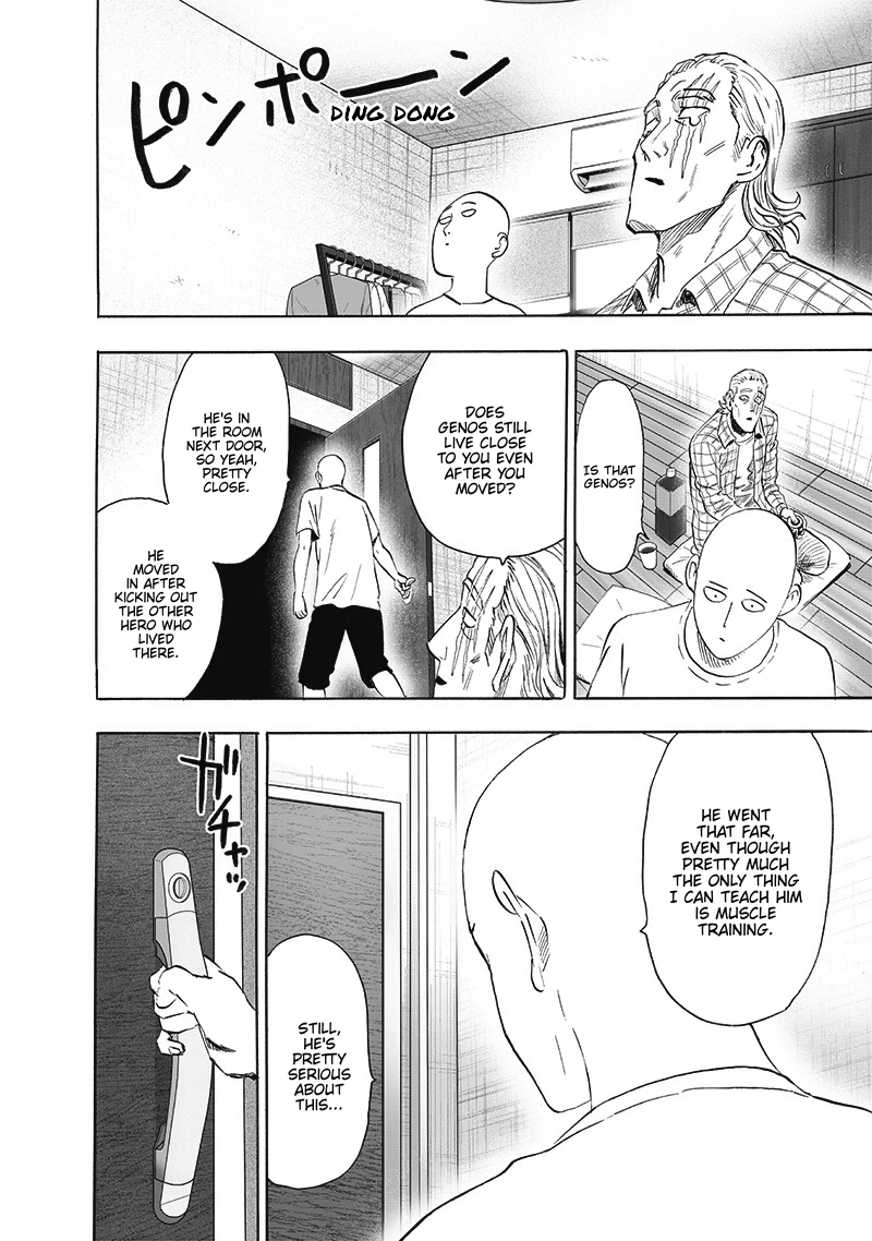 One Punch Man Manga Chapter 192 page 30 - Level Up scene