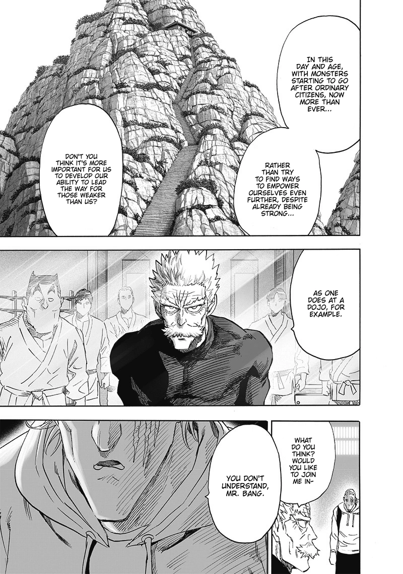 One Punch Man Manga Chapter 192 page 6 - Level Up scene