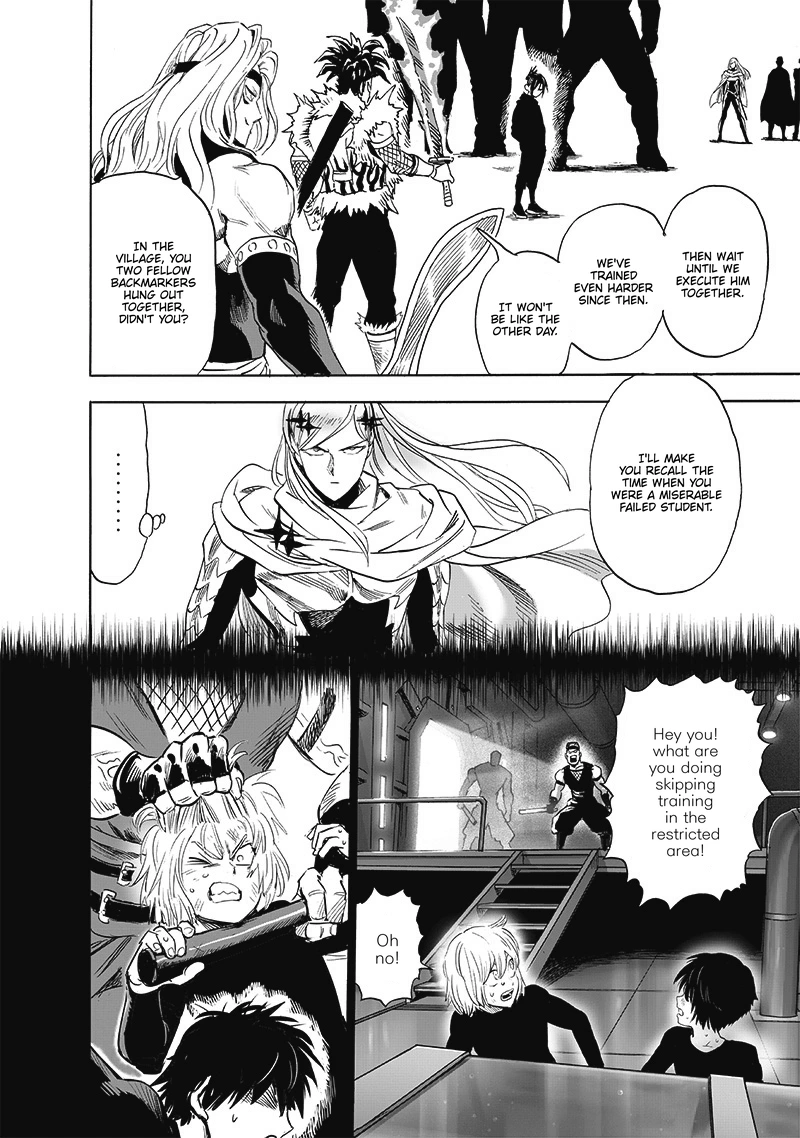 One Punch Man Manga Chapter 194 page 26 - Right Away scene