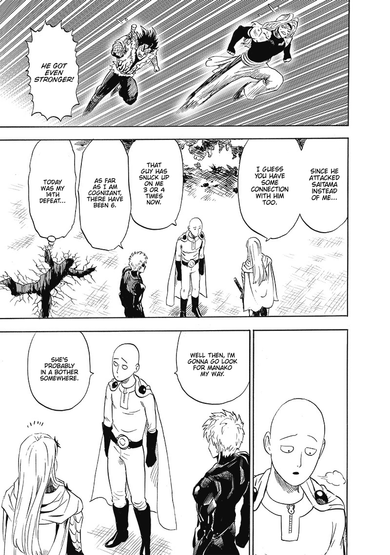 One Punch Man Manga Chapter 194 page 33 - Right Away scene
