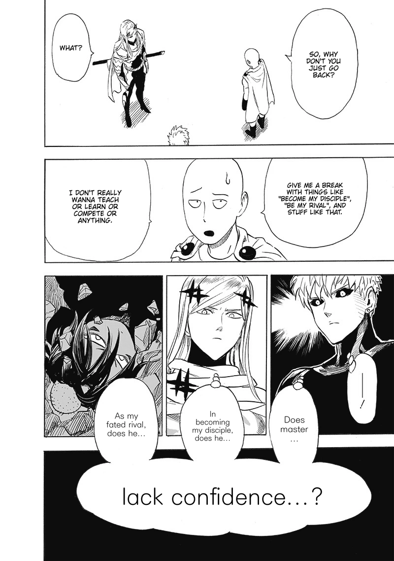 One Punch Man Manga Chapter 194 page 34 - Right Away scene