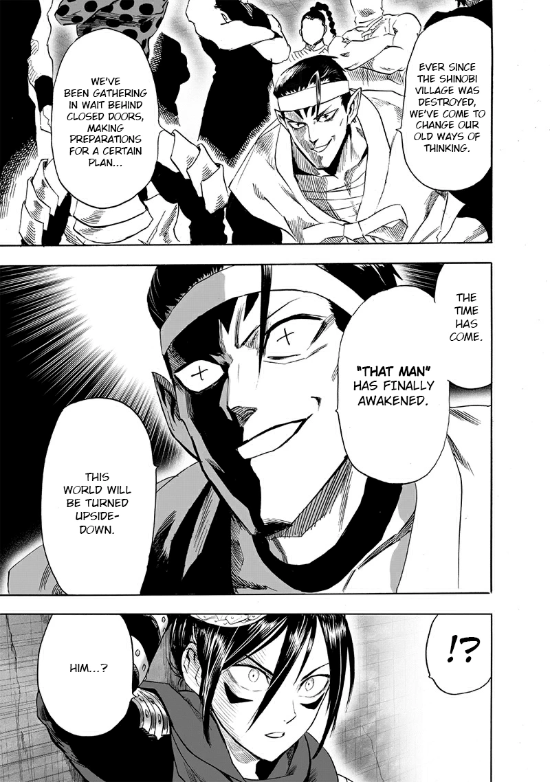 One Punch Man Manga Chapter 195 page 14 - That Man scene