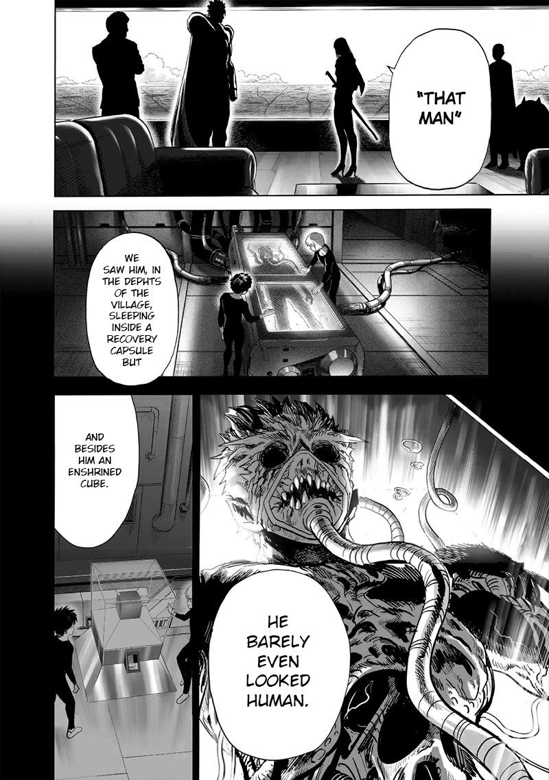 One Punch Man Manga Chapter 195 page 19 - That Man scene