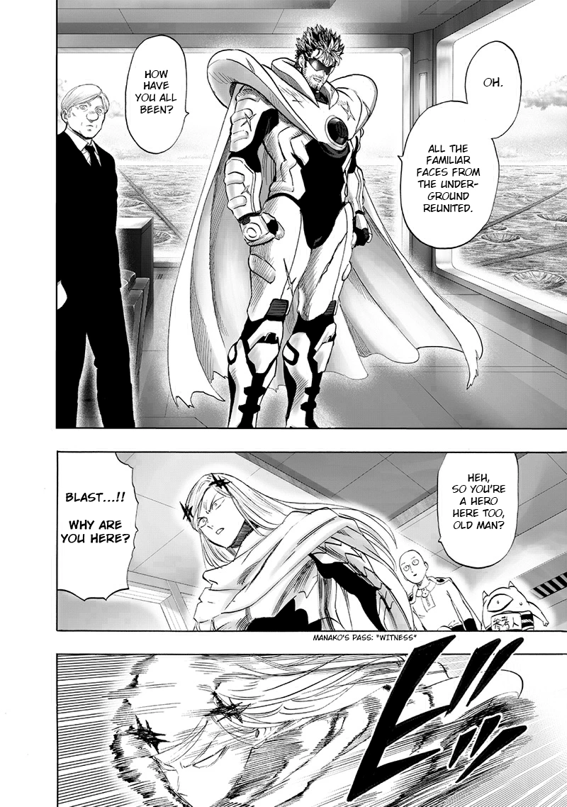 One Punch Man Manga Chapter 195 page 2 - That Man scene