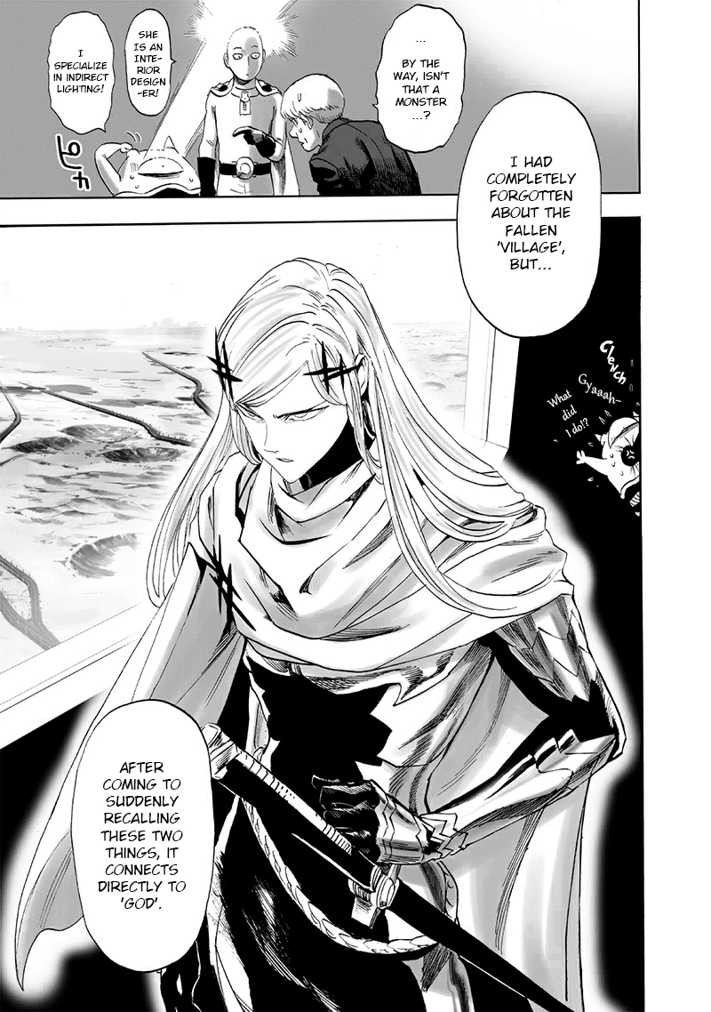 One Punch Man Manga Chapter 195 page 20 - That Man scene
