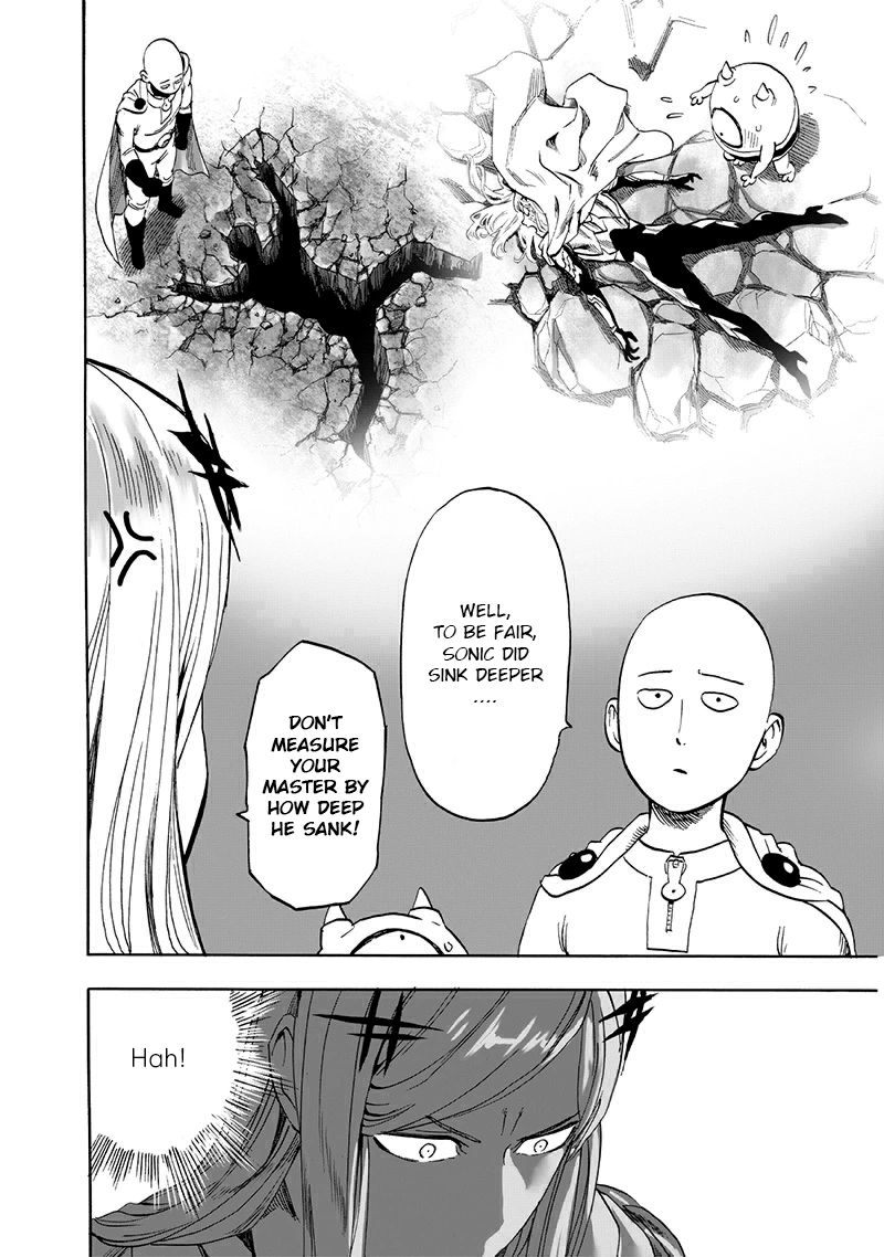 One Punch Man Manga Chapter 195 page 25 - That Man scene
