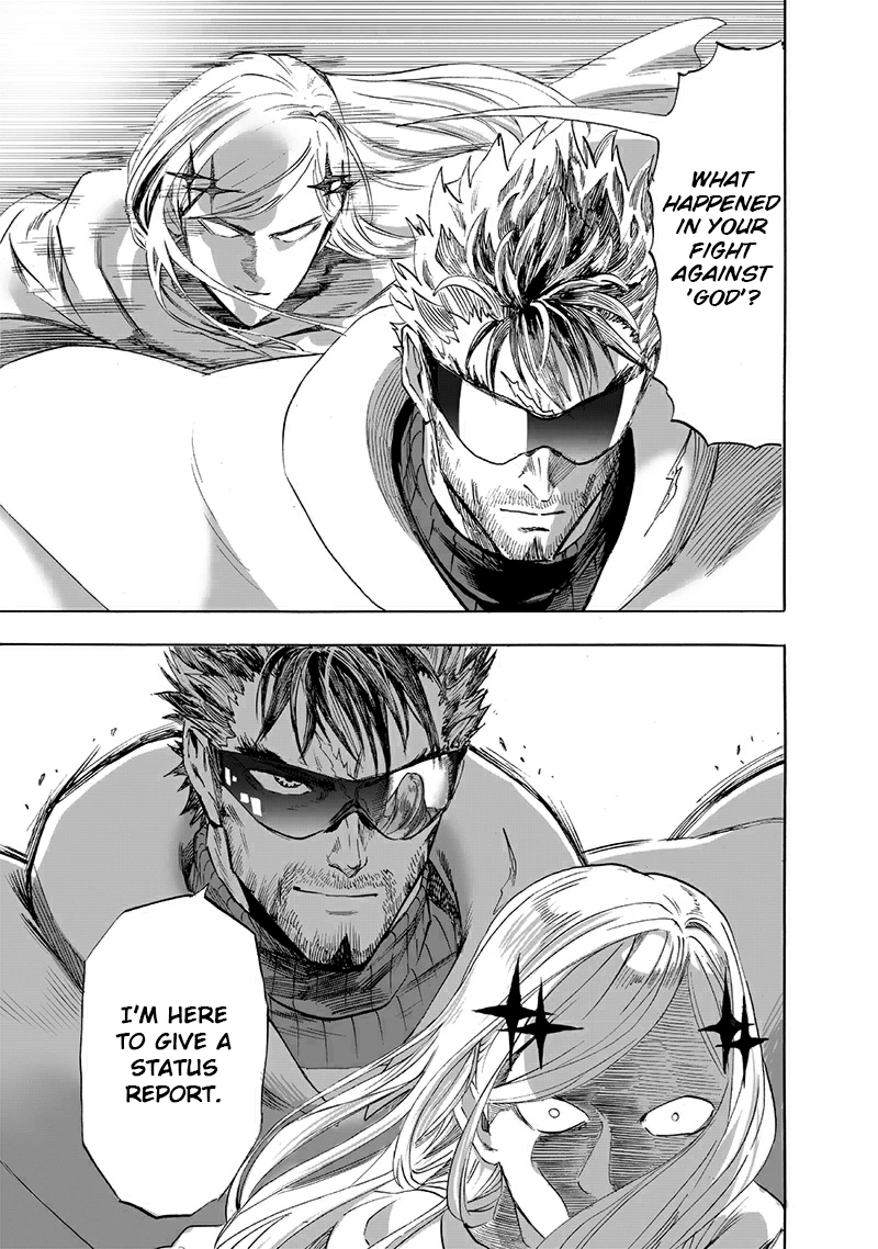 One Punch Man Manga Chapter 195 page 3 - That Man scene