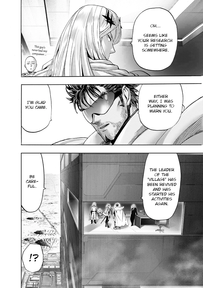 One Punch Man Manga Chapter 195 page 6 - That Man scene