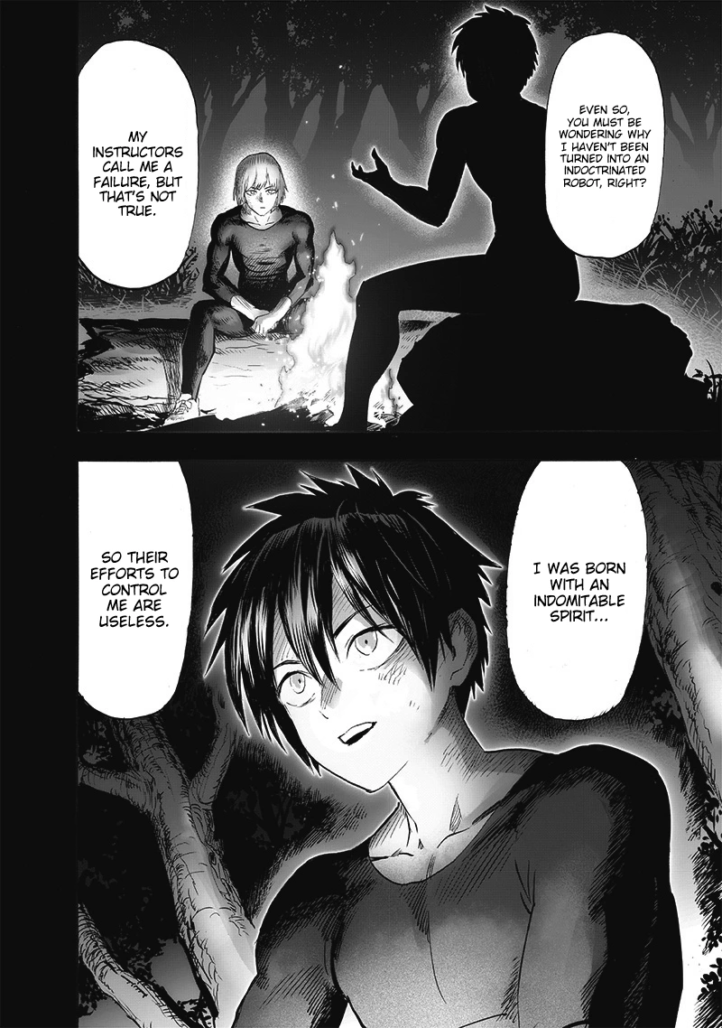 One Punch Man Manga Chapter 196 page 12 - Ninja Village scene