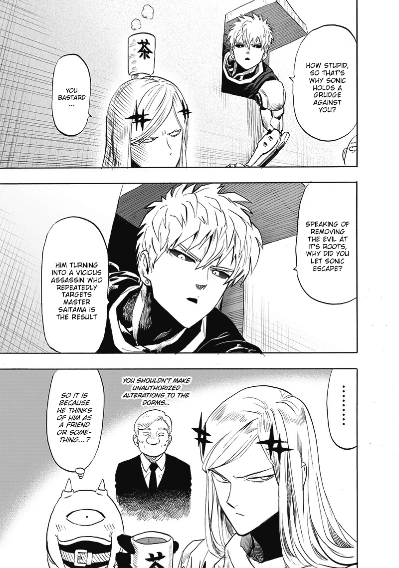 One Punch Man Manga Chapter 196 page 21 - Ninja Village scene