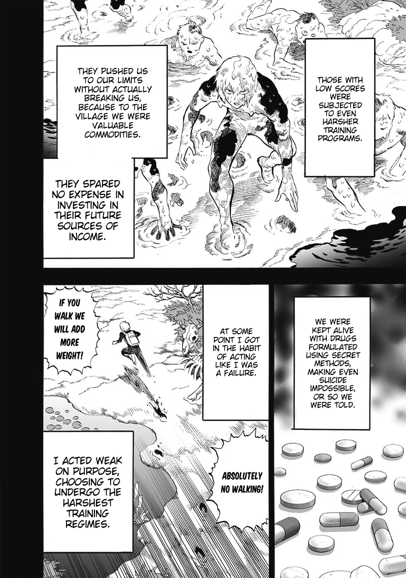 One Punch Man Manga Chapter 196 page 6 - Ninja Village scene