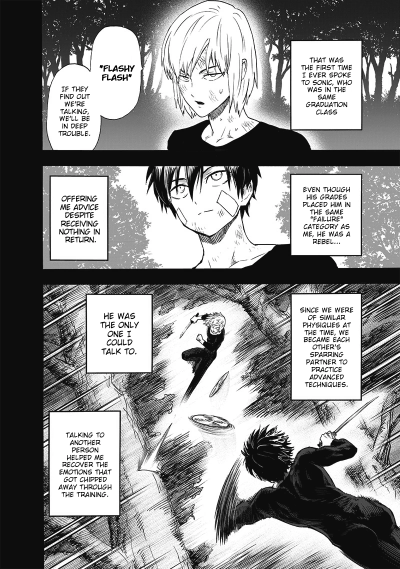 One Punch Man Manga Chapter 196 page 8 - Ninja Village scene