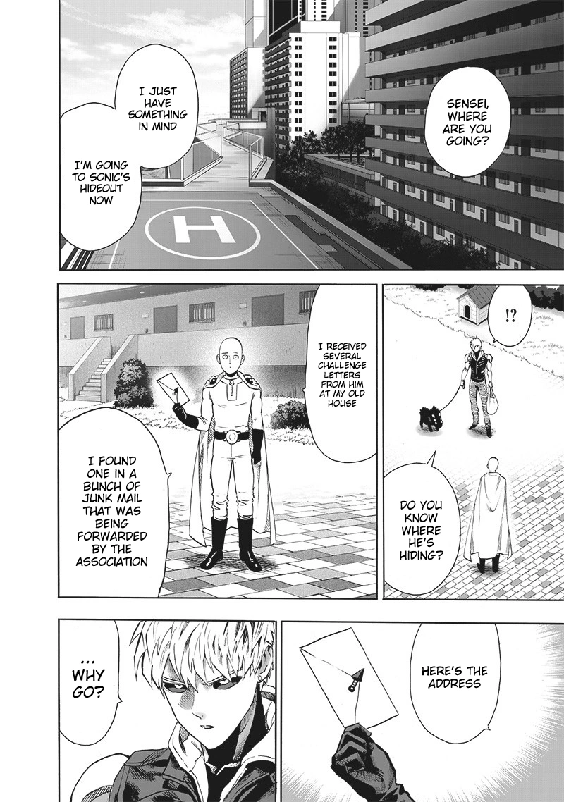 One Punch Man Manga Chapter 197 page 10 - Karma scene