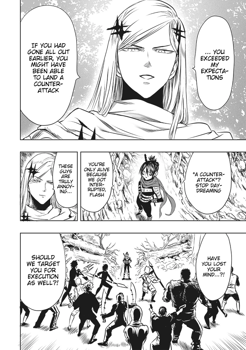 One Punch Man Manga Chapter 199 page 10 - Close Call scene