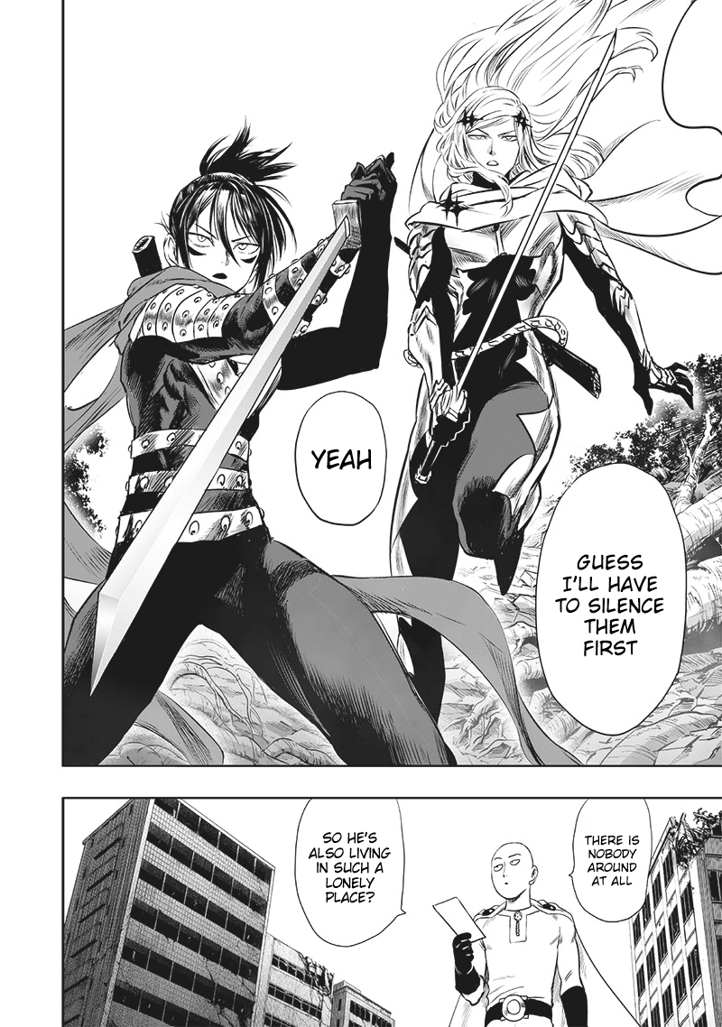 One Punch Man Manga Chapter 199 page 12 - Close Call scene