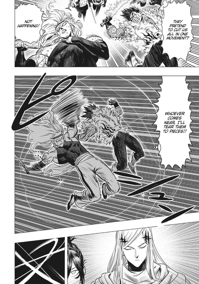 One Punch Man Manga Chapter 199 page 14 - Close Call scene