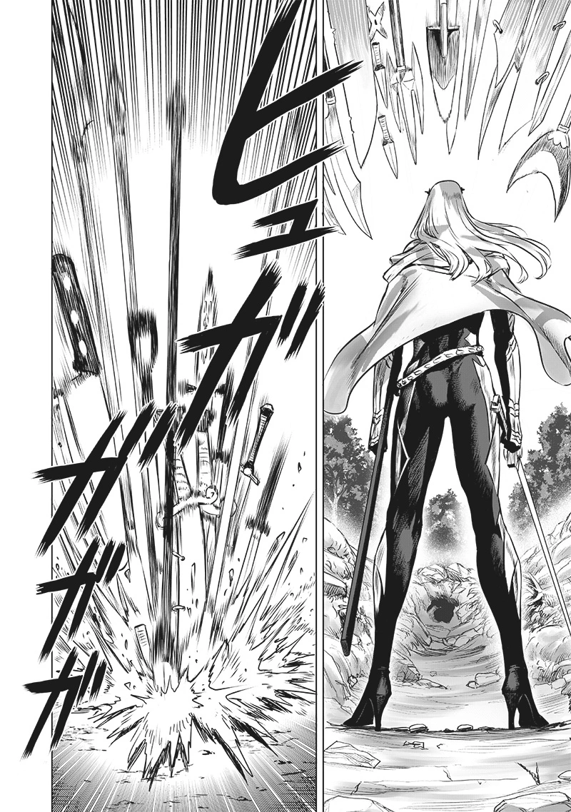 One Punch Man Manga Chapter 199 page 3 - Close Call scene