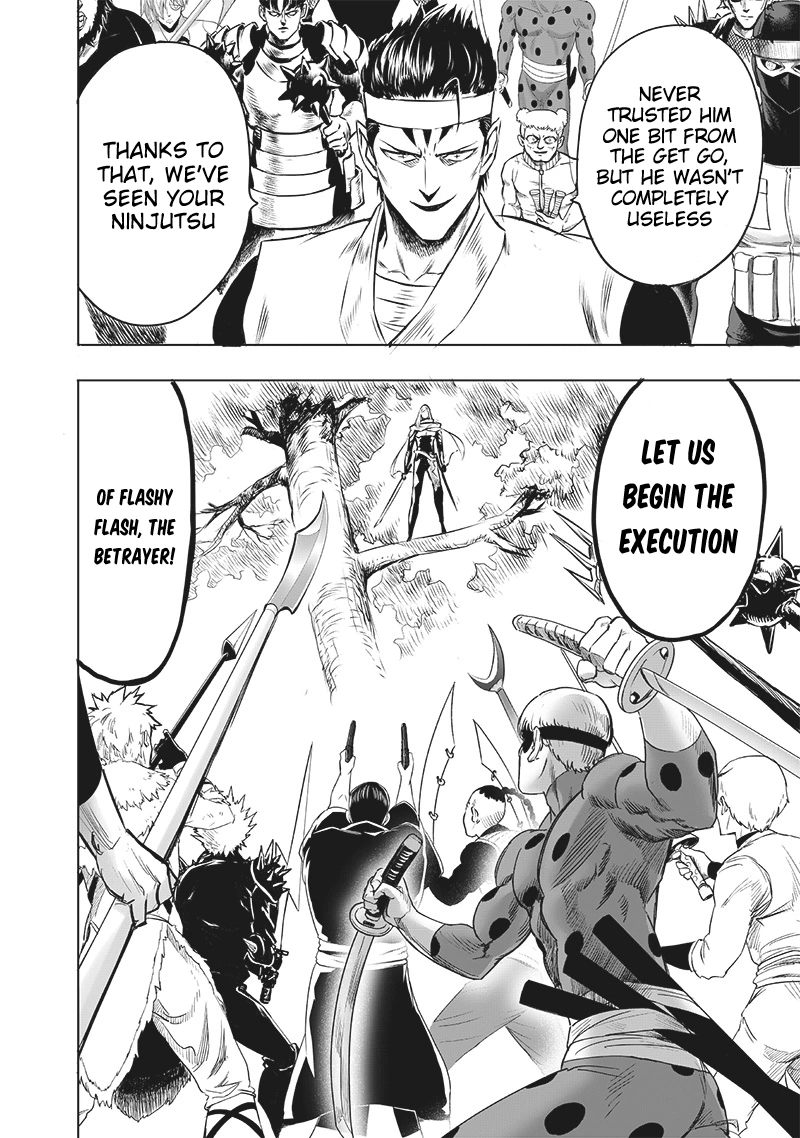 One Punch Man Manga Chapter 199 page 6 - Close Call scene