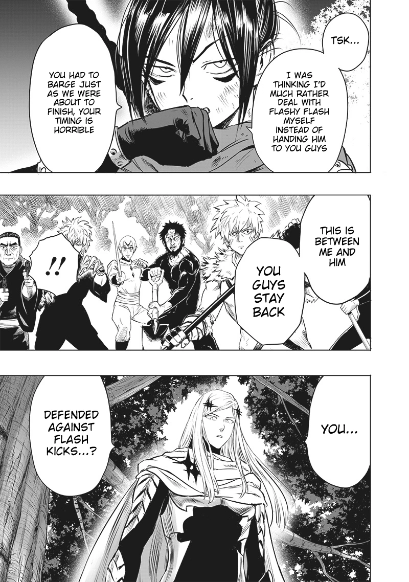 One Punch Man Manga Chapter 199 page 9 - Close Call scene