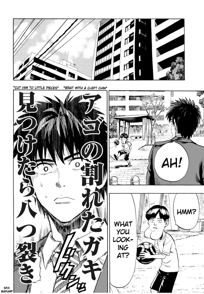 One Punch Man Manga Chapter 2 page 6 - Crab and Job Hunting scene