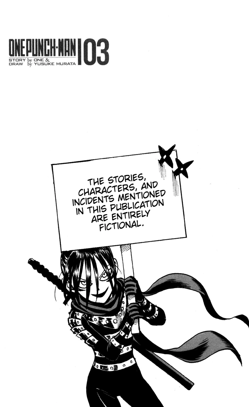 One Punch Man Manga Chapter 20.5 page 9 - Volume 3 Extras scene