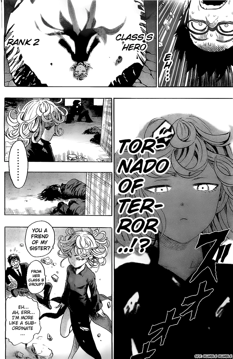 One Punch Man Manga Chapter 20.7 page 17 - A New Wind Blows | Volume 3 Extras scene