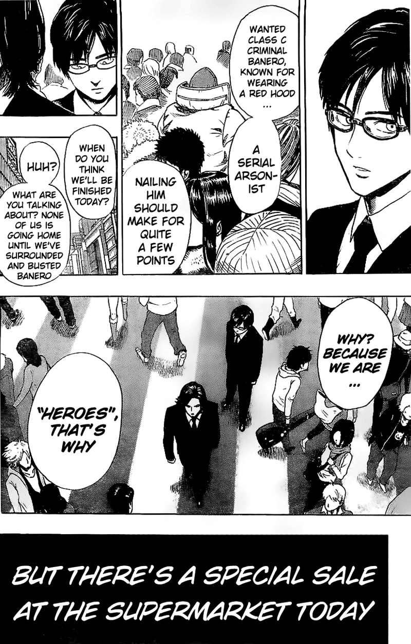 One Punch Man Manga Chapter 20.7 page 6 - A New Wind Blows | Volume 3 Extras scene