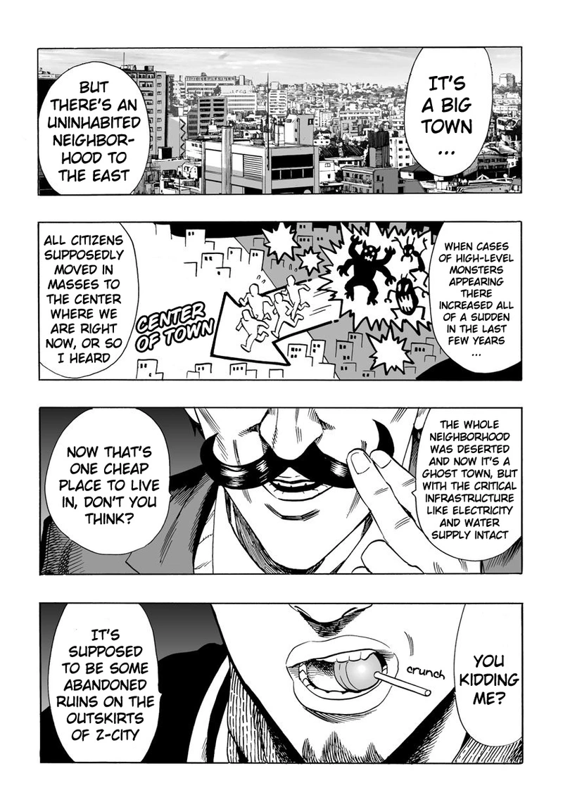 One Punch Man Manga Chapter 20 page 2 - Rumor scene