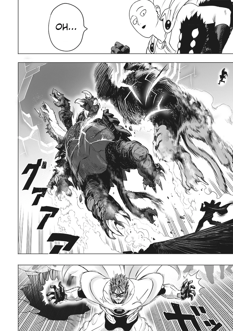 One Punch Man Manga Chapter 202 page 10 - Divine Beasts scene