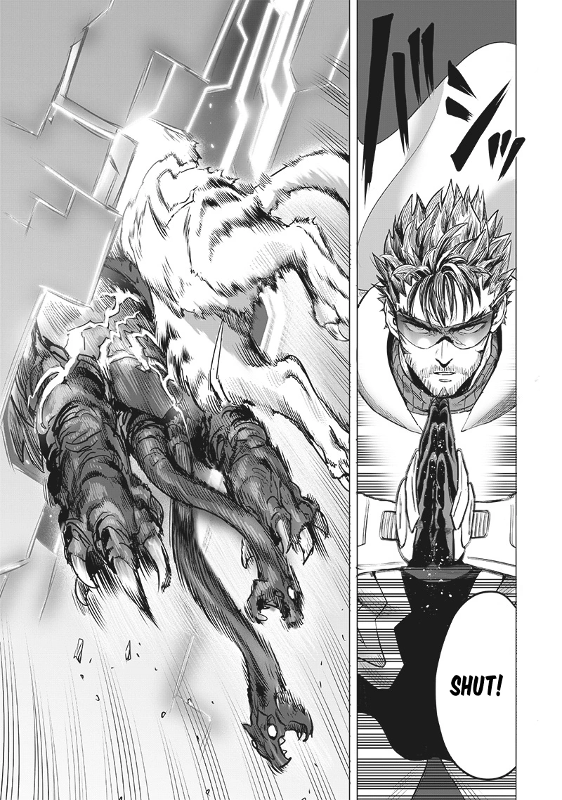 One Punch Man Manga Chapter 202 page 11 - Divine Beasts scene