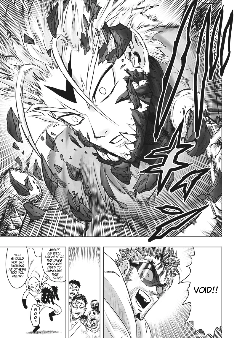 One Punch Man Manga Chapter 202 page 13 - Divine Beasts scene