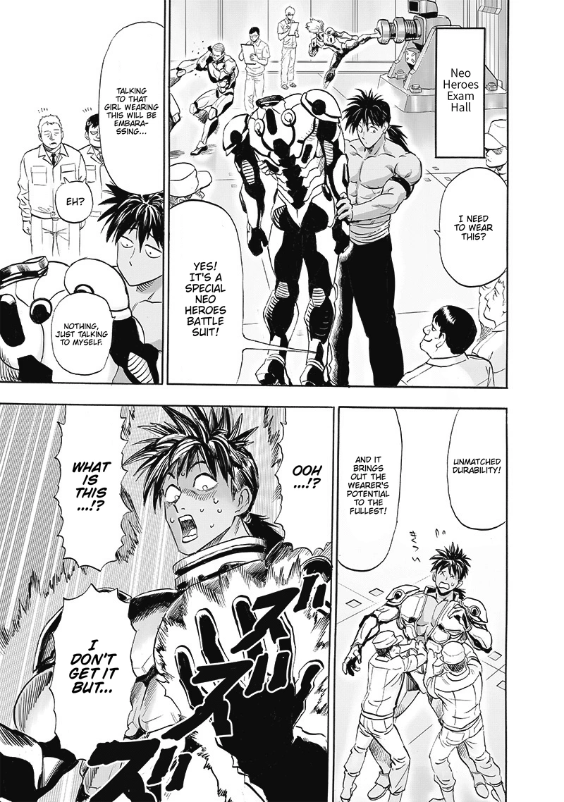 One Punch Man Manga Chapter 204 page 11 - Fully Recovered scene