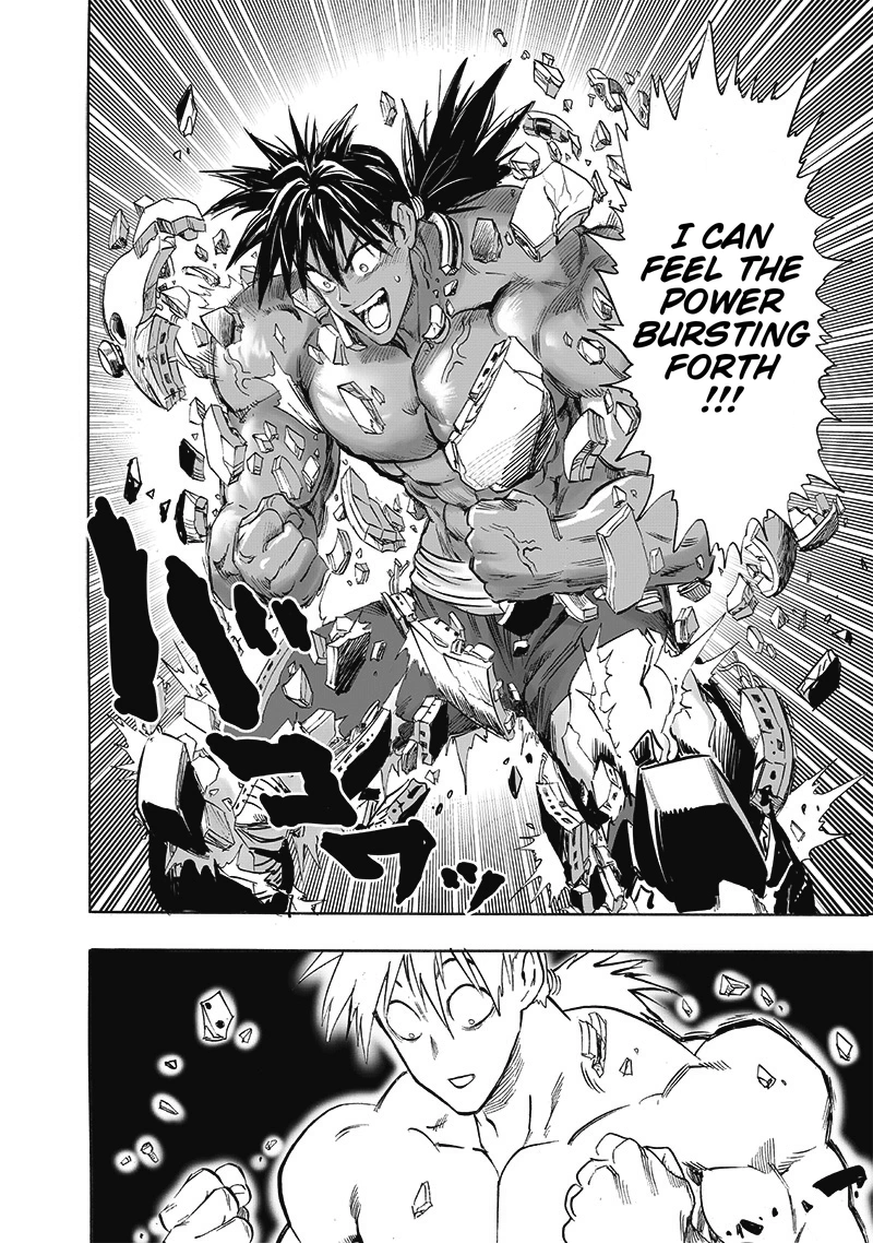 One Punch Man Manga Chapter 204 page 12 - Fully Recovered scene