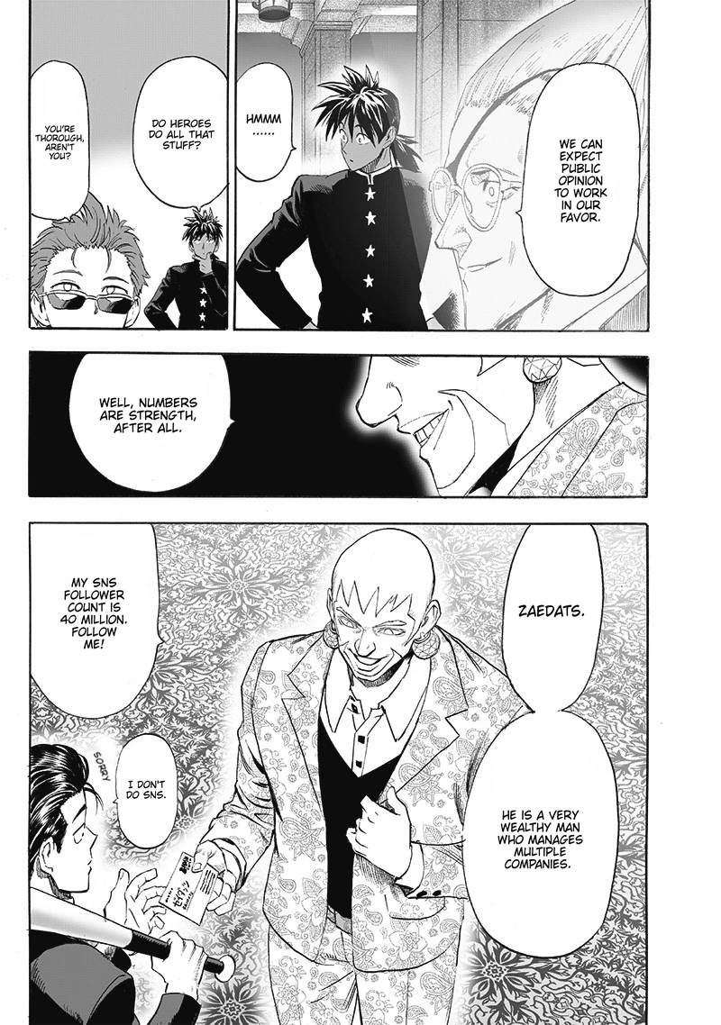 One Punch Man Manga Chapter 205 page 11 - Neo Leaders scene