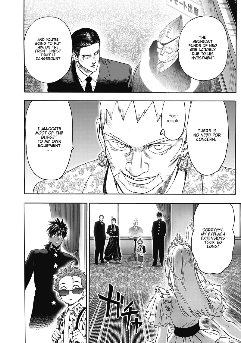 One Punch Man Manga Chapter 205 page 12 - Neo Leaders scene