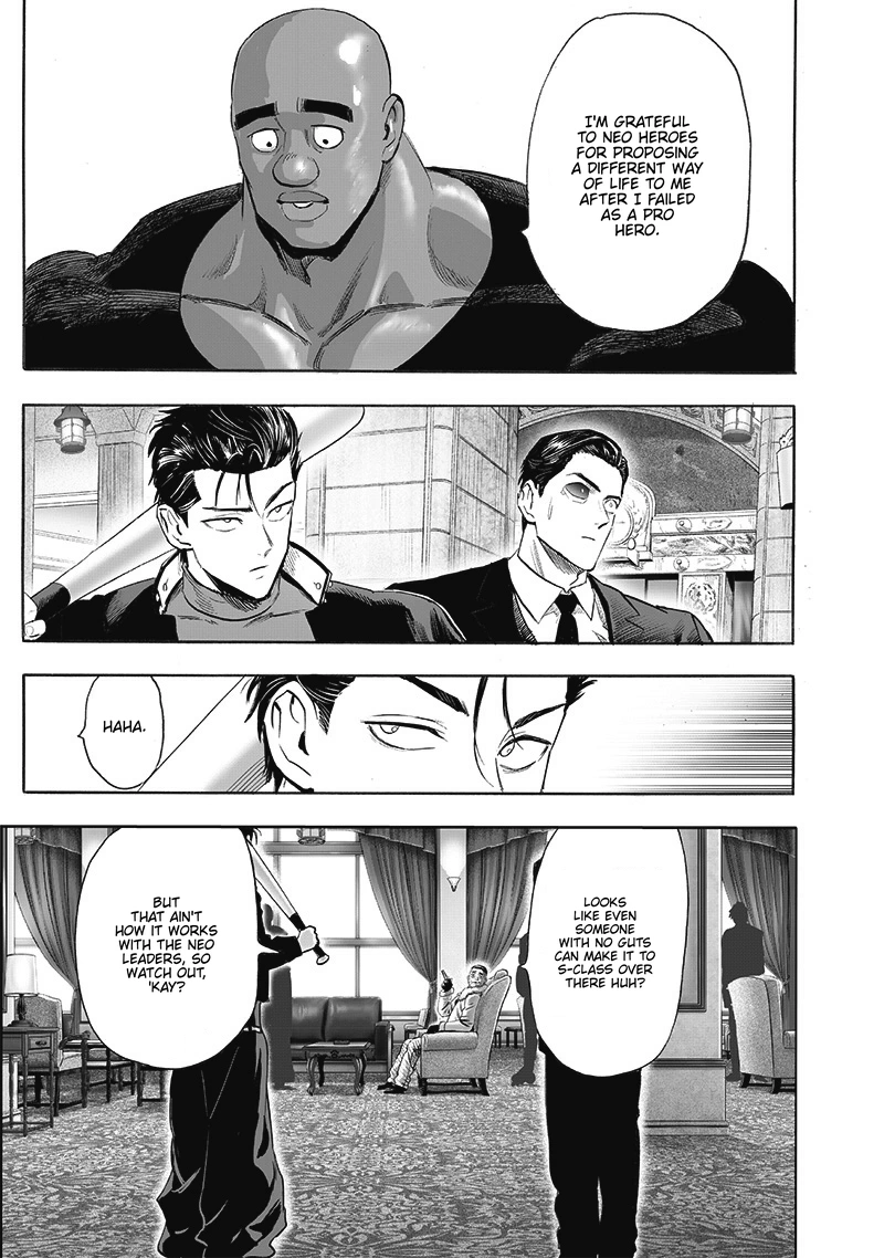 One Punch Man Manga Chapter 205 page 5 - Neo Leaders scene