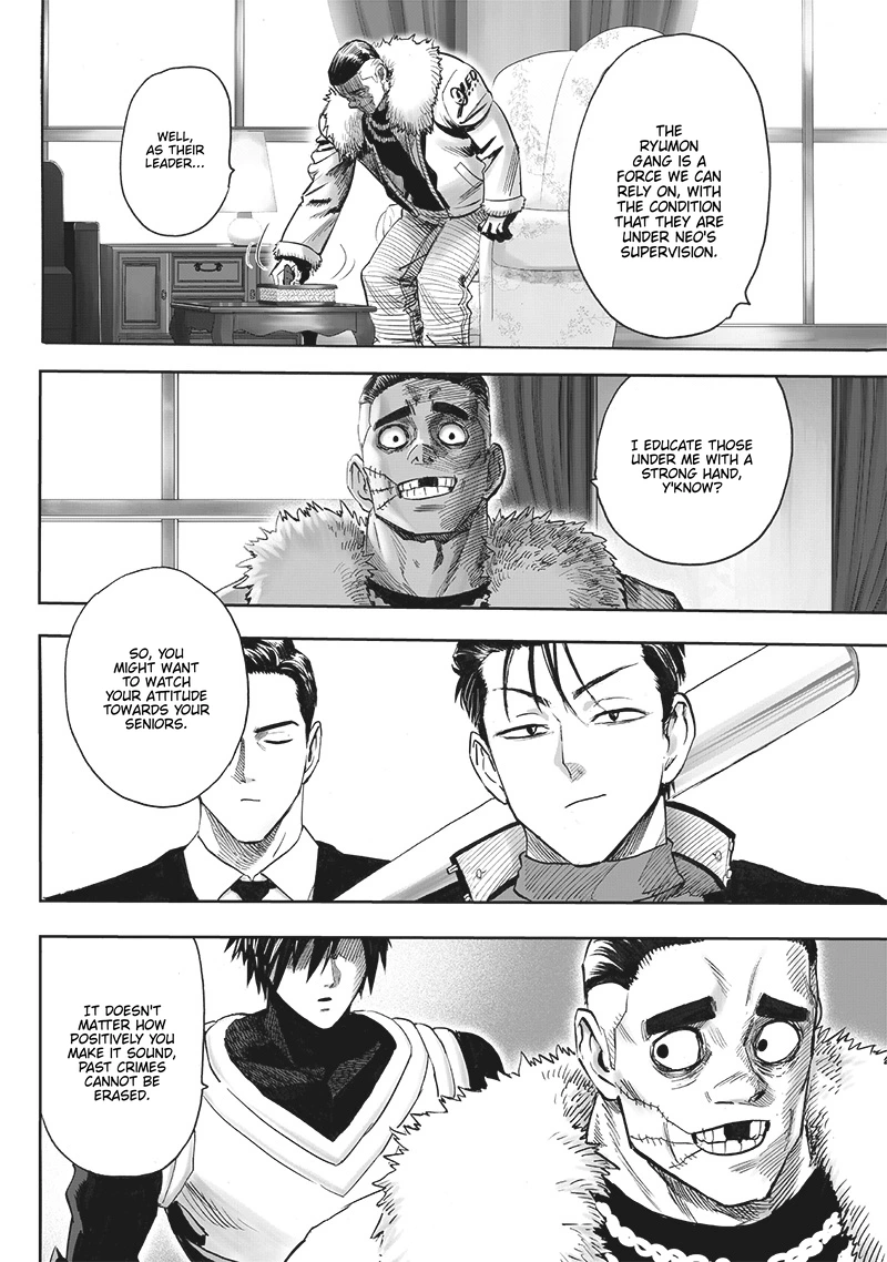 One Punch Man Manga Chapter 205 page 8 - Neo Leaders scene