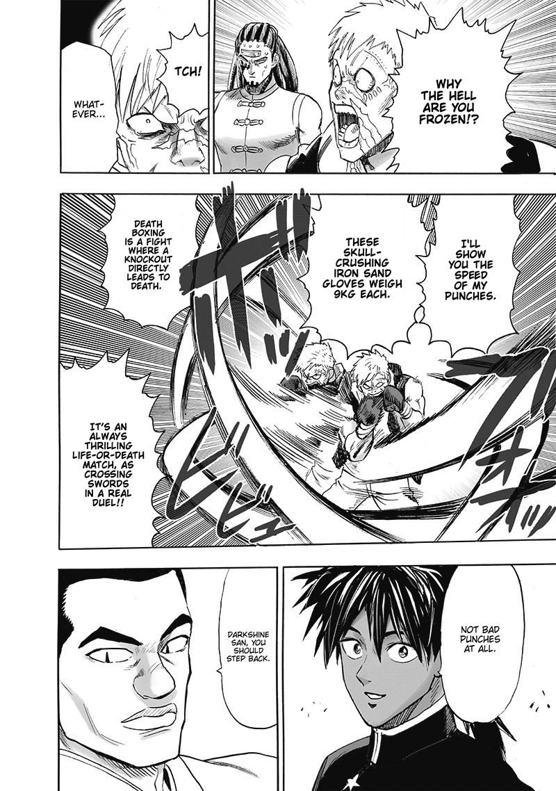 One Punch Man Manga Chapter 206 page 11 - Tough Guy scene