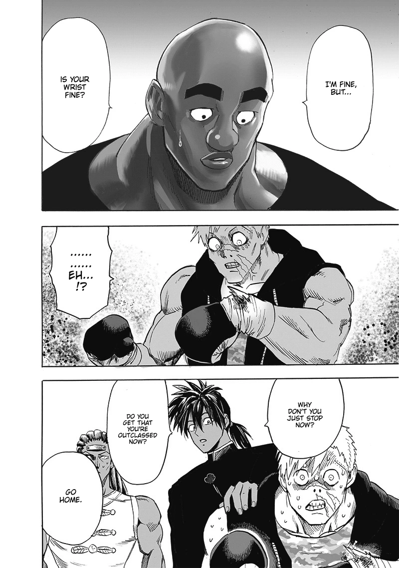 One Punch Man Manga Chapter 206 page 13 - Tough Guy scene