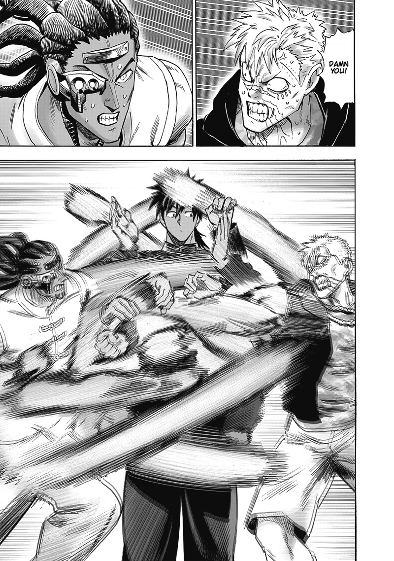 One Punch Man Manga Chapter 206 page 14 - Tough Guy scene