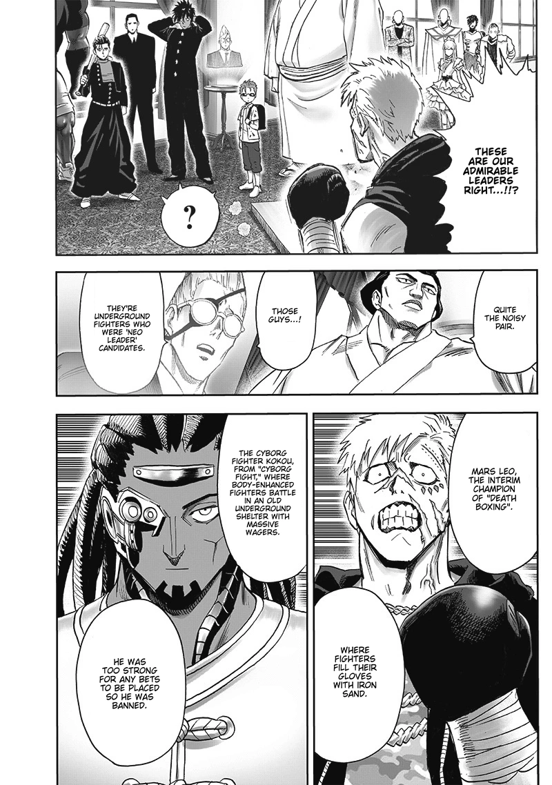 One Punch Man Manga Chapter 206 page 7 - Tough Guy scene