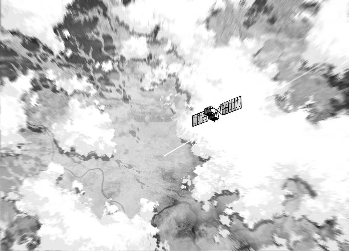 One Punch Man Manga Chapter 21 page 10 - Giant Meteor scene