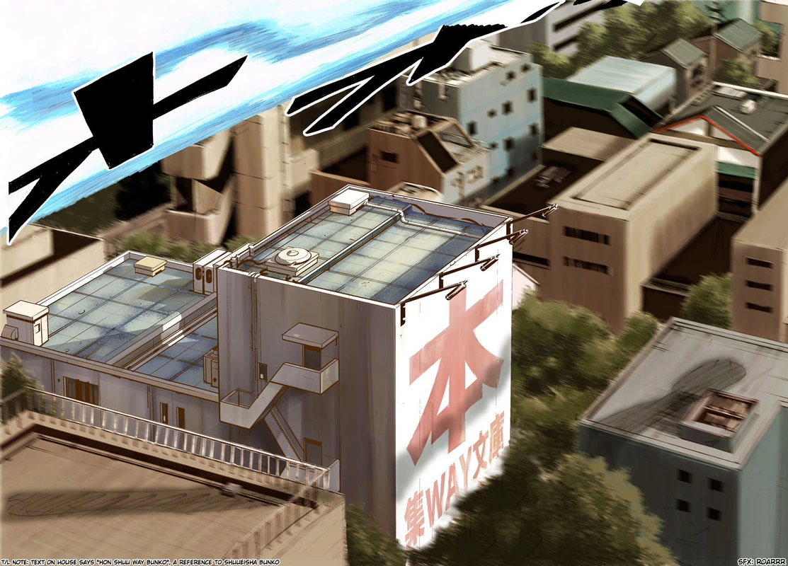 One Punch Man Manga Chapter 21 page 52 - Giant Meteor scene