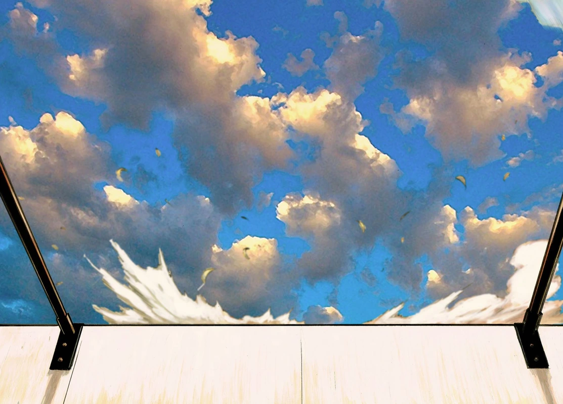 One Punch Man Manga Chapter 21 page 57 - Giant Meteor scene