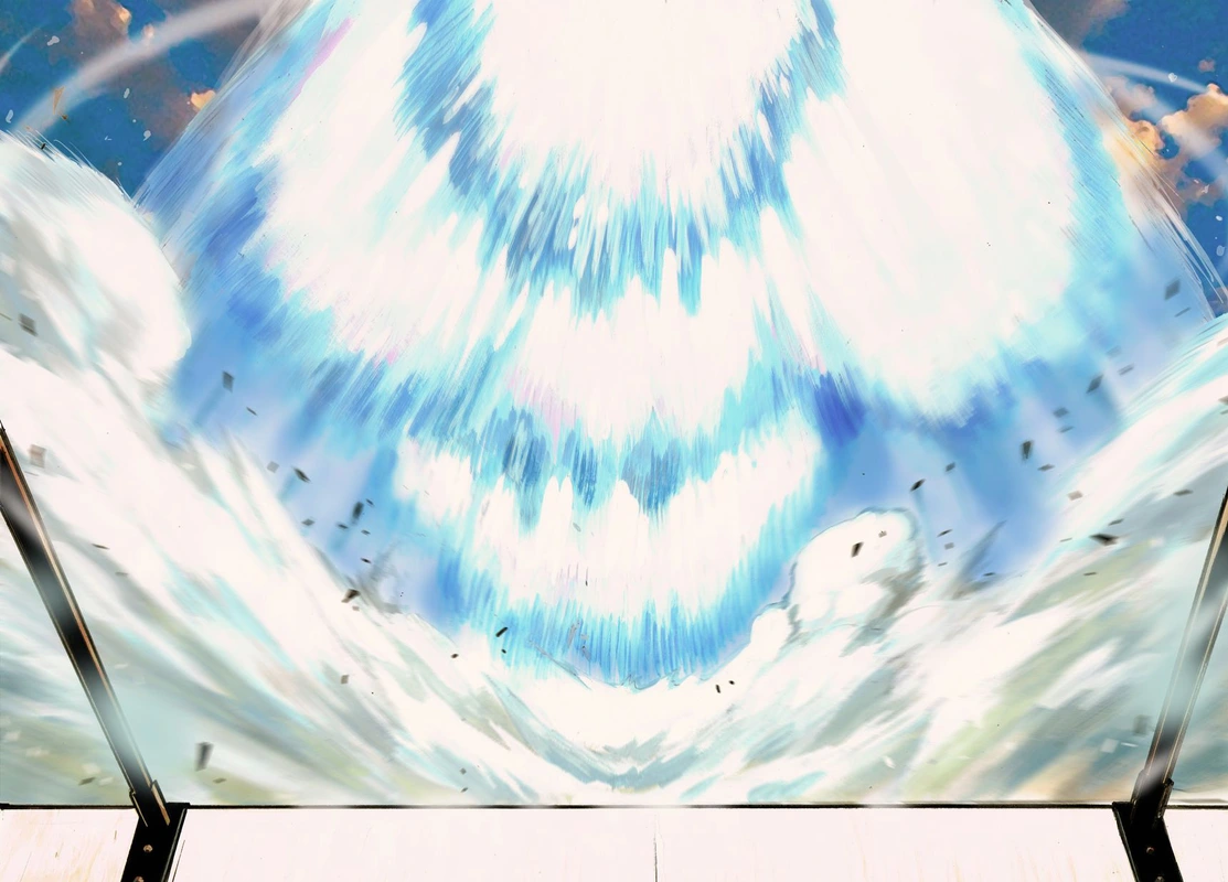 One Punch Man Manga Chapter 21 page 59 - Giant Meteor scene